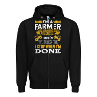 Farmer Zipper Hoodie | Teevron