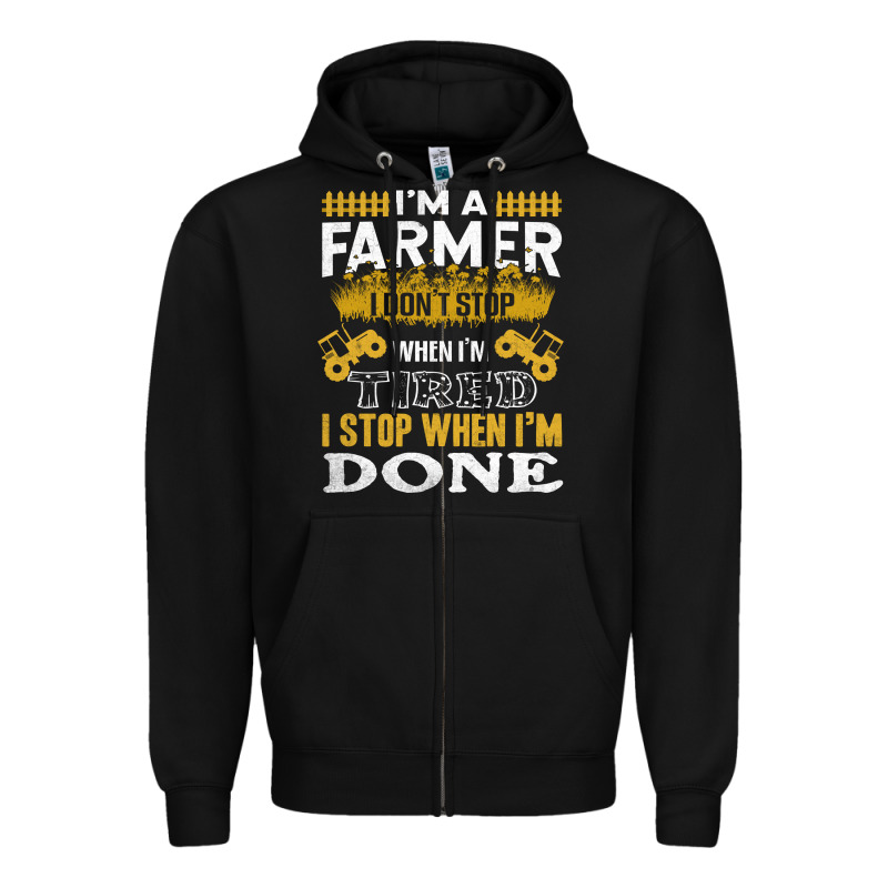 Farmer Zipper Hoodie by linhVisuals | Teevron