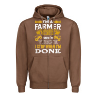 Chestnut farmer Zipper Hoodie - linhVisuals