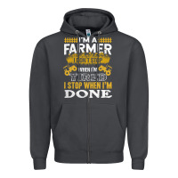 Smoke farmer Zipper Hoodie - linhVisuals