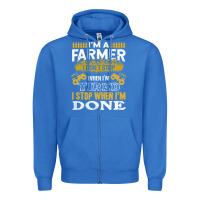 True Royal farmer Zipper Hoodie - linhVisuals
