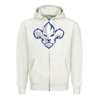 Oatmeal Heather trois rivières ice hockey Zipper Hoodie - linhVisuals