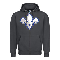 Smoke trois rivières ice hockey Zipper Hoodie - linhVisuals