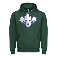 Sports Green trois rivières ice hockey Zipper Hoodie - linhVisuals