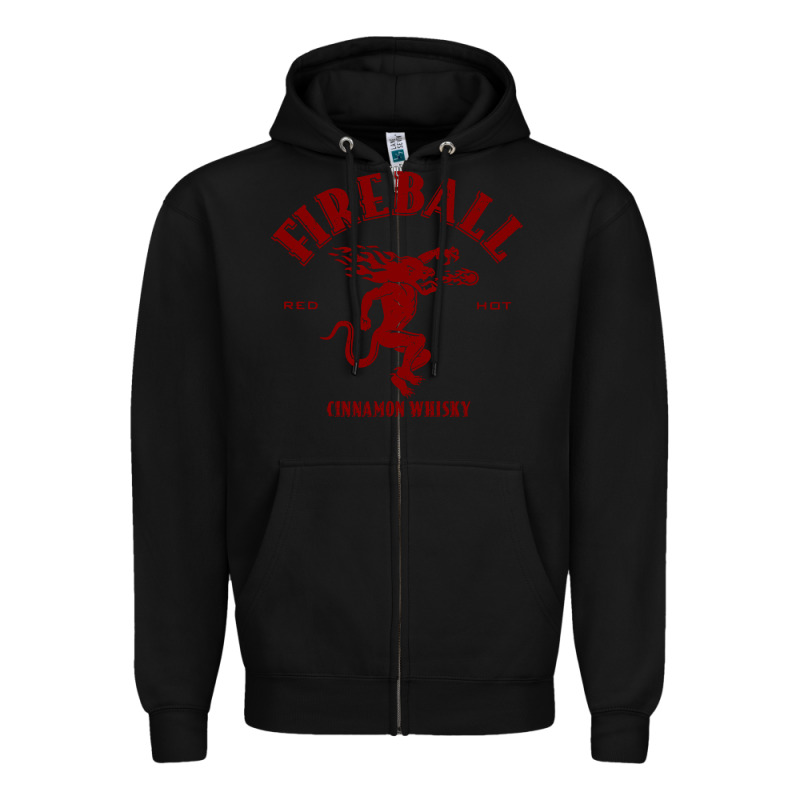 Vintag Fireball   Whisky Zipper Hoodie by linhVisuals | Teevron