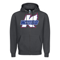 Kalamazoo Ice Hockey Zipper Hoodie | Teevron