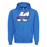 True Royal Kalamazoo ice hockey Zipper Hoodie - linhVisuals