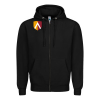 Black austin, college Zipper Hoodie - linhVisuals