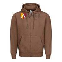 Chestnut austin, college Zipper Hoodie - linhVisuals