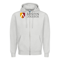 Dove Grey austin, college Zipper Hoodie - linhVisuals