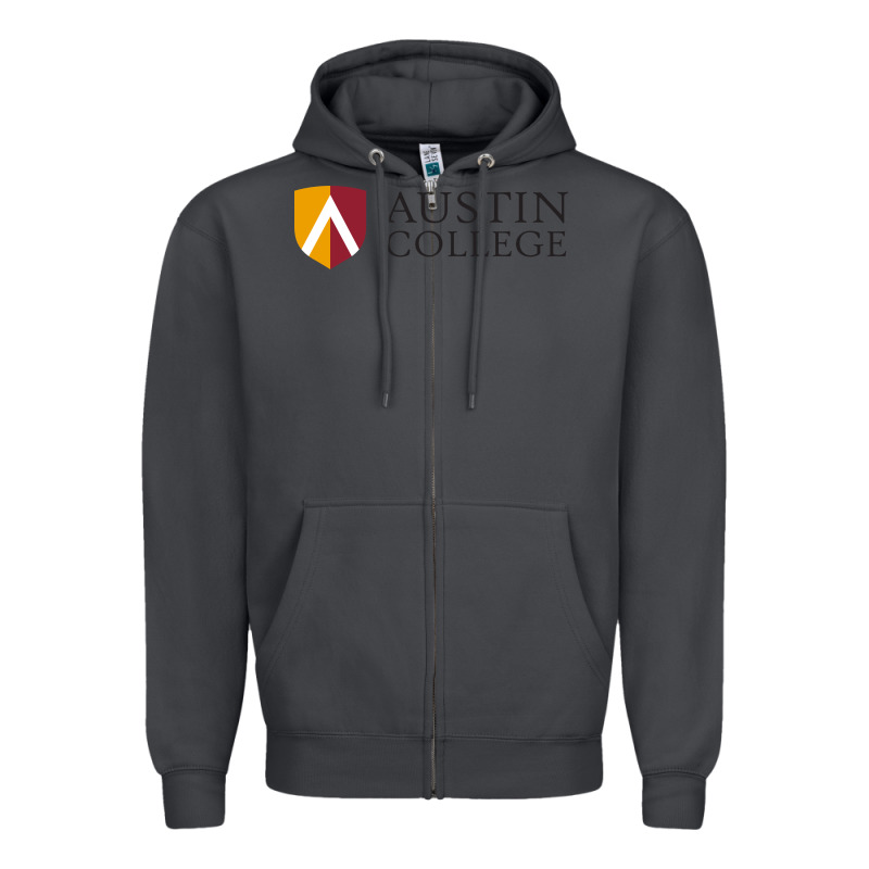 Austin, College Zipper Hoodie by linhVisuals | Teevron
