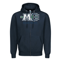 Navy maine ice hockey Zipper Hoodie - linhVisuals