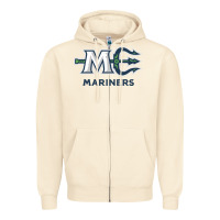 Sandshell maine ice hockey Zipper Hoodie - linhVisuals