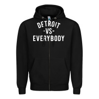Black det roit vs everybody Zipper Hoodie - linhVisuals