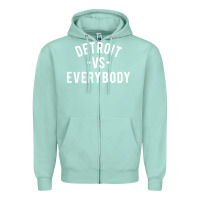 Seafoam det roit vs everybody Zipper Hoodie - linhVisuals