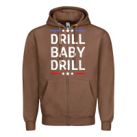 Chestnut drill baby drill t shirt support usa energy independence t shirt Zipper Hoodie - linhVisuals