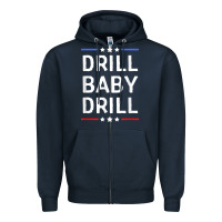 Navy drill baby drill t shirt support usa energy independence t shirt Zipper Hoodie - linhVisuals