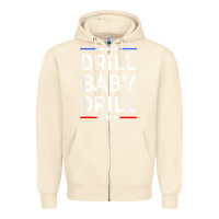 Sandshell drill baby drill t shirt support usa energy independence t shirt Zipper Hoodie - linhVisuals