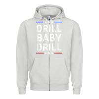 Dove Grey drill baby drill t shirt support usa energy independence t shirt Zipper Hoodie - linhVisuals