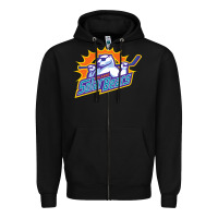 Black orlando solar bears Zipper Hoodie - linhVisuals