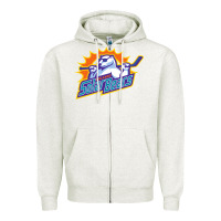 Oatmeal Heather orlando solar bears Zipper Hoodie - linhVisuals
