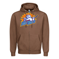 Chestnut orlando solar bears Zipper Hoodie - linhVisuals