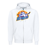 White orlando solar bears Zipper Hoodie - linhVisuals