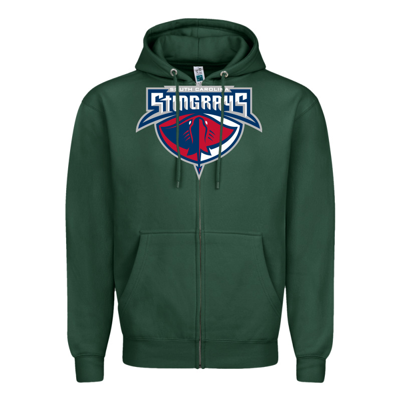 South Carolina Stingrays Zipper Hoodie by linhVisuals | Teevron