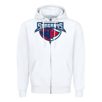 White south carolina stingrays Zipper Hoodie - linhVisuals
