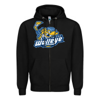Black toledo walleye Zipper Hoodie - linhVisuals