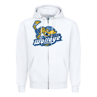 White toledo walleye Zipper Hoodie - linhVisuals