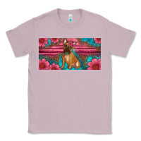 Lilac french bulldog floral license plate Classic Tee - Artiststas