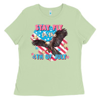Matcha Stay fly for the 4th of July Ladies Tee - FaDigitalArtStudio