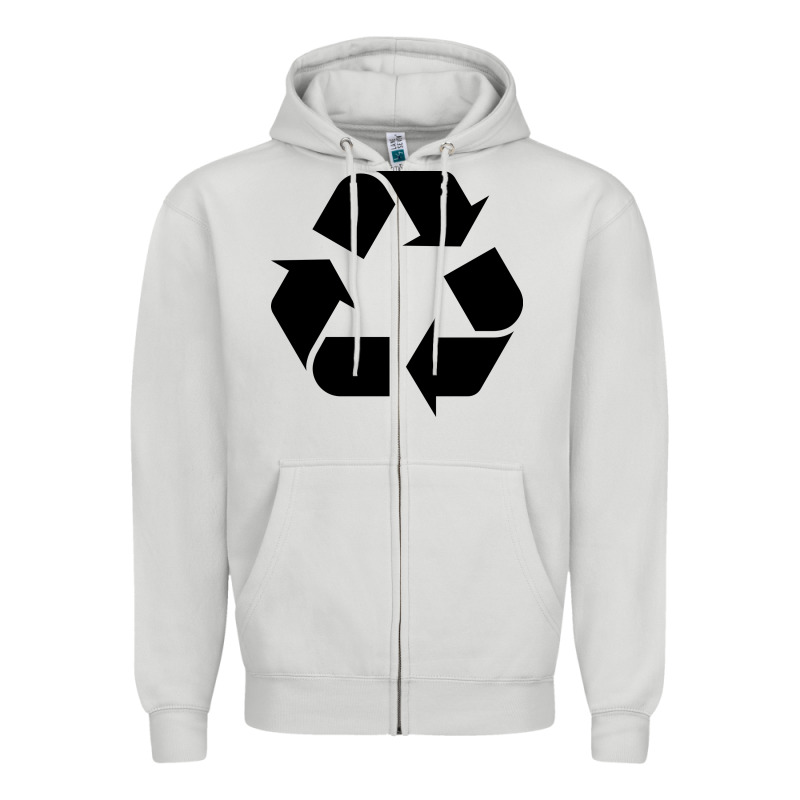 Recycle Zipper Hoodie by linhVisuals | Teevron