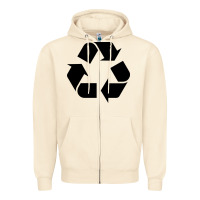 Sandshell Recycle Zipper Hoodie - linhVisuals