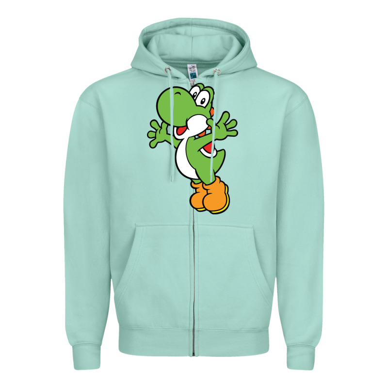 Yoshi Zipper Hoodie by linhVisuals | Teevron