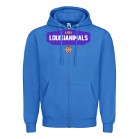 True Royal LSU Louisianimals Zipper Hoodie - linhVisuals