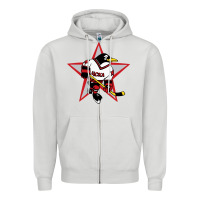 Red Penguin 1990's Russian Zipper Hoodie | Teevron