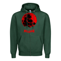 Sports Green Melvins Zipper Hoodie - linhVisuals