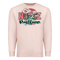 Pale Pink nurse practitioner Premium Sweatshirt - RanaPortraitStore