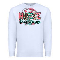 White nurse practitioner Premium Sweatshirt - RanaPortraitStore