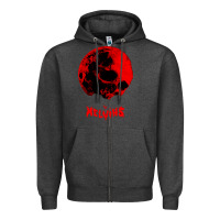 Charcoal Heather Melvins Zipper Hoodie - linhVisuals