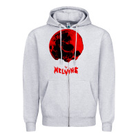 Heather Grey Melvins Zipper Hoodie - linhVisuals