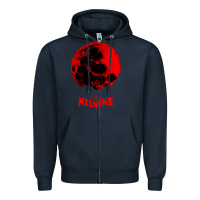 Navy Melvins Zipper Hoodie - linhVisuals