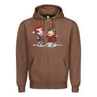 Chestnut gravity falls merry christmas amino Zipper Hoodie - linhVisuals