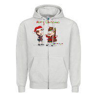 Dove Grey gravity falls merry christmas amino Zipper Hoodie - linhVisuals