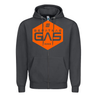 Smoke beratnas gas Zipper Hoodie - linhVisuals