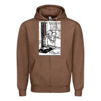 Chestnut calvin Zipper Hoodie - linhVisuals