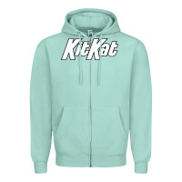 Seafoam KitKat Vintage Zipper Hoodie - linhVisuals