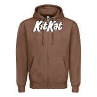 Chestnut KitKat Vintage Zipper Hoodie - linhVisuals